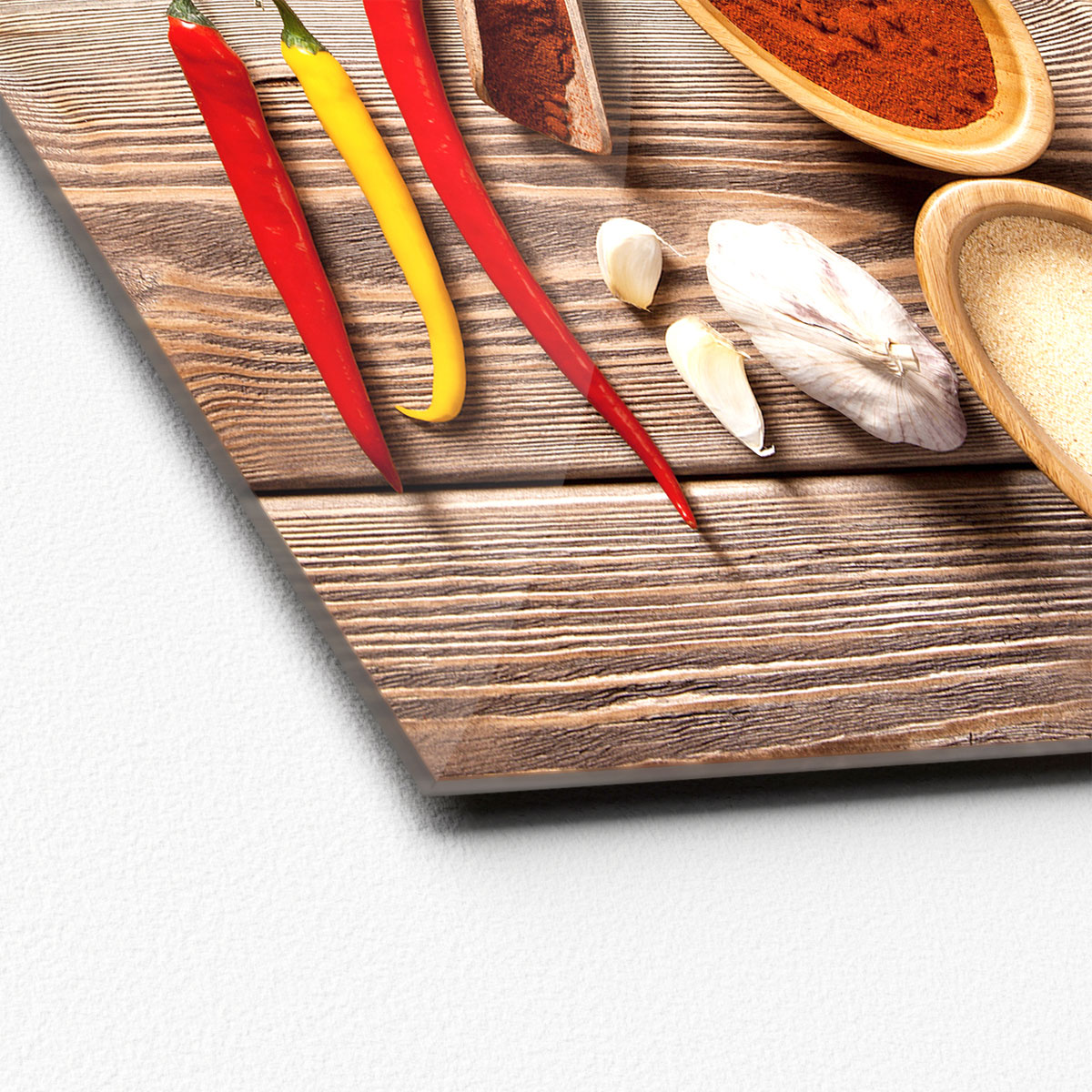 Glas-Art Herbage In Bowl III 20 x 20 Glasbild Bild 2