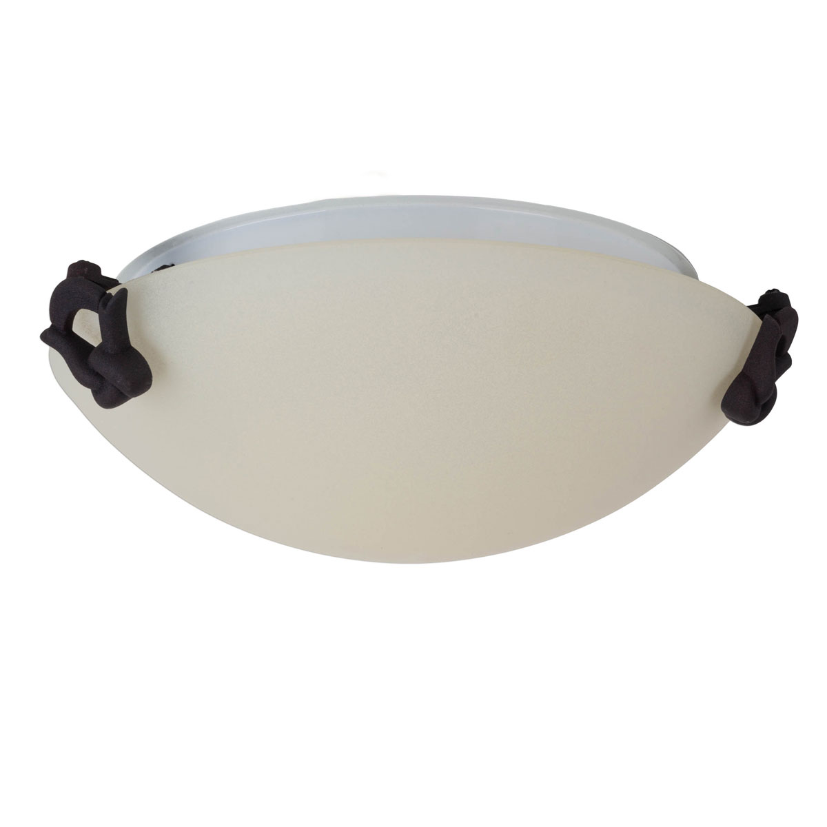 näve Deckenleuchte Satin Glas braun 30x30x5cm  Bild 4