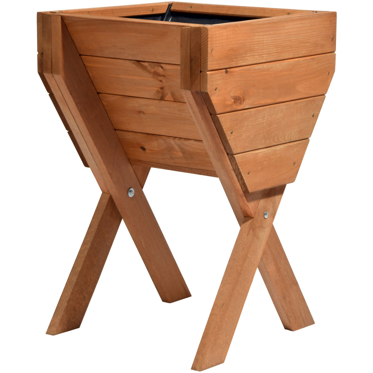 dobar Kleines Hochbeet 39 x 61 x 40 cm braun