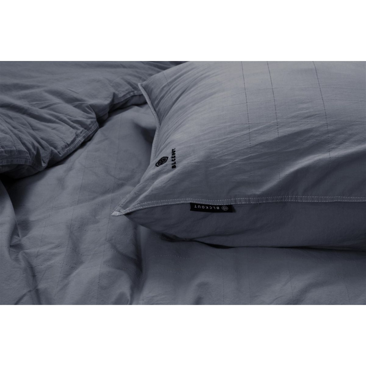 Bettwäsche BLCKOUT Texas 125-DE Blau / Grau 135cm x 200cm / 80cm x 80cm Bild 3