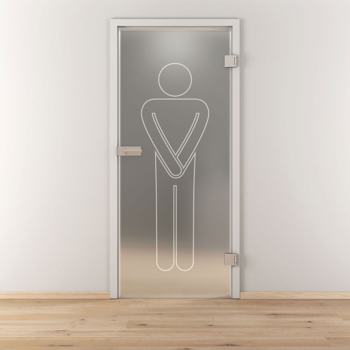 Novadoors Glasdrehtür NOVA 627 mattiert 95,9 x 197,2 cm Rechts