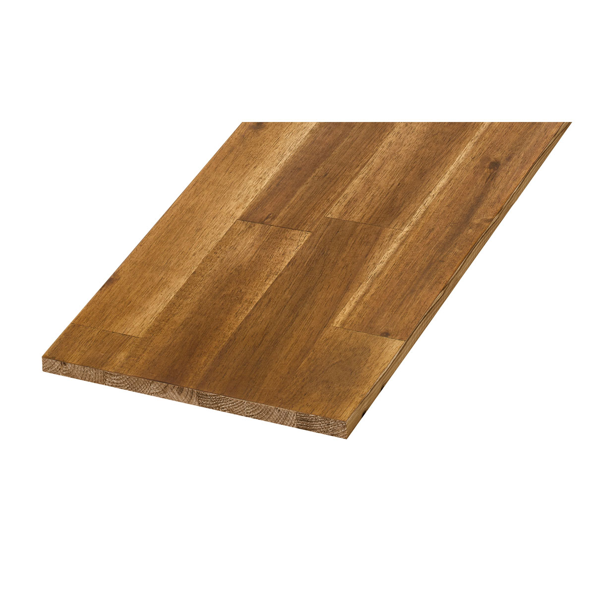 Leimholz Akazie naturbelassen 80 x 20 x 1,8 cm