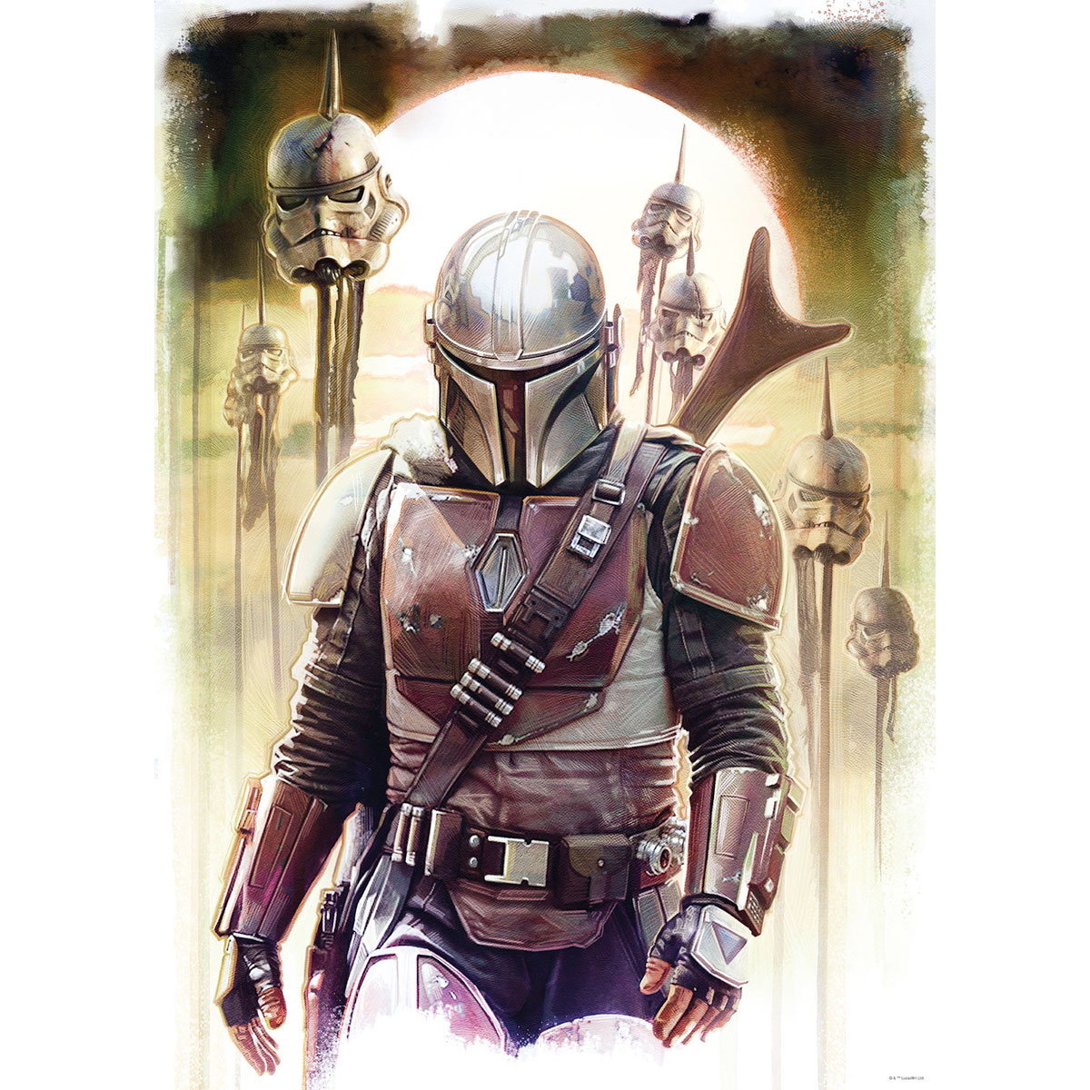 Komar  Wandbild Mandalorian Impaler 50x70 cm Bild 1