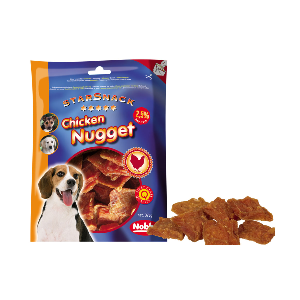 Nobby StarSnack Chicken Nuggets 375 g
