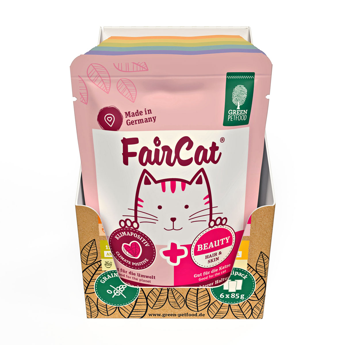 Nassfutter Multipack FairCat 6 x 85 g getreidefrei Bild 2