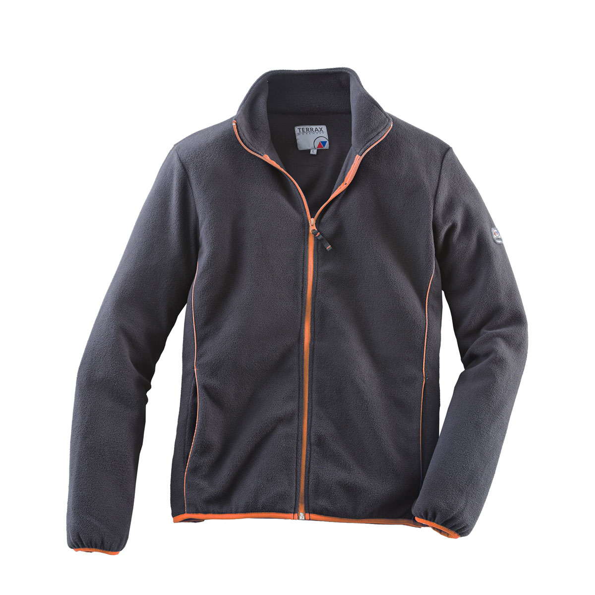 Terrax Workwear Fleecejacke schwarz-orange Größe XL