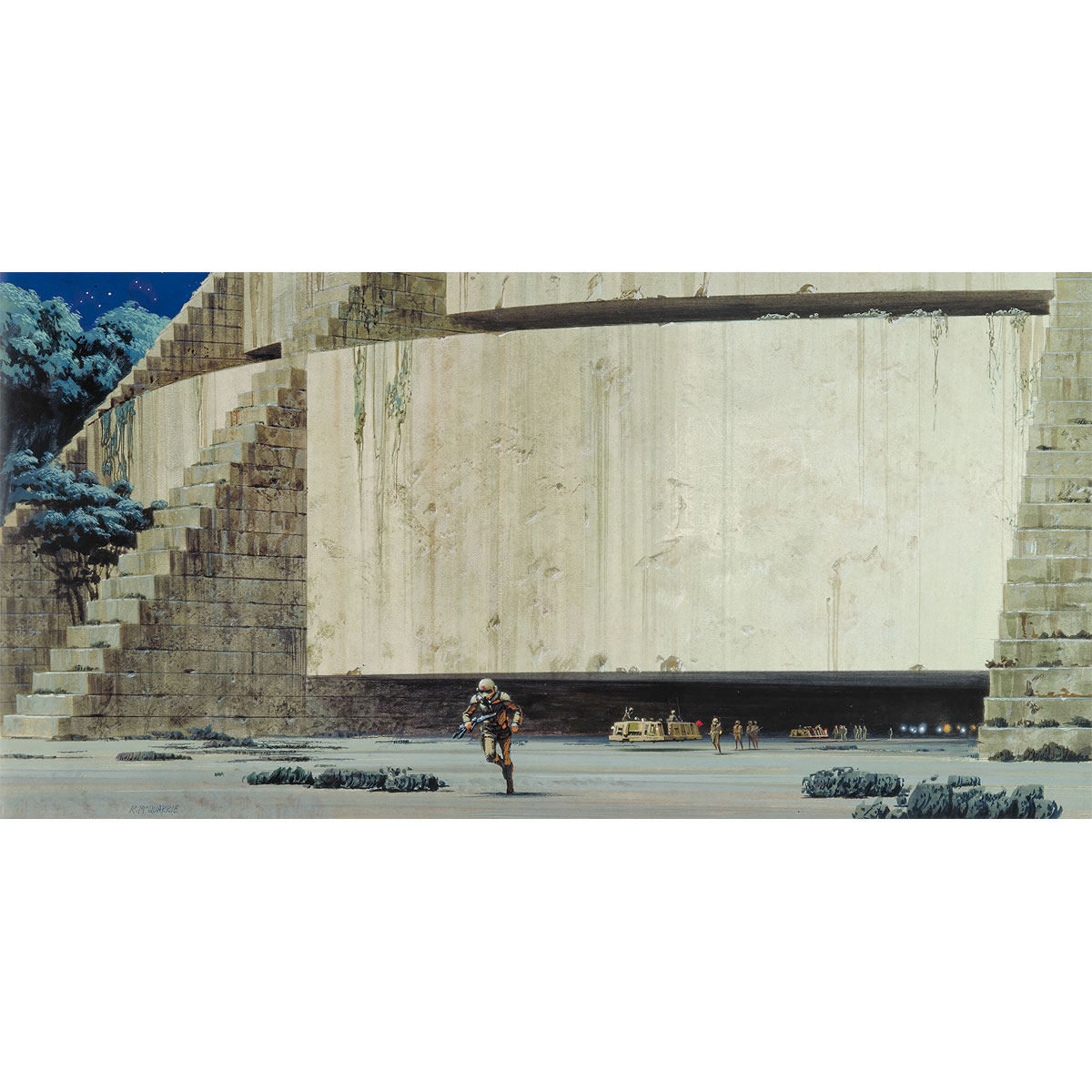 Komar  Vlies Fototapete Star Wars Classic Yavin Temple 500x250 cm Bild 2