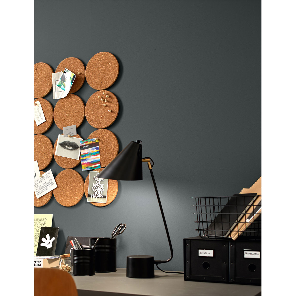 Alpina Innenfarbe pure farben 2,5 L Anthrazitgrau matt Bild 3