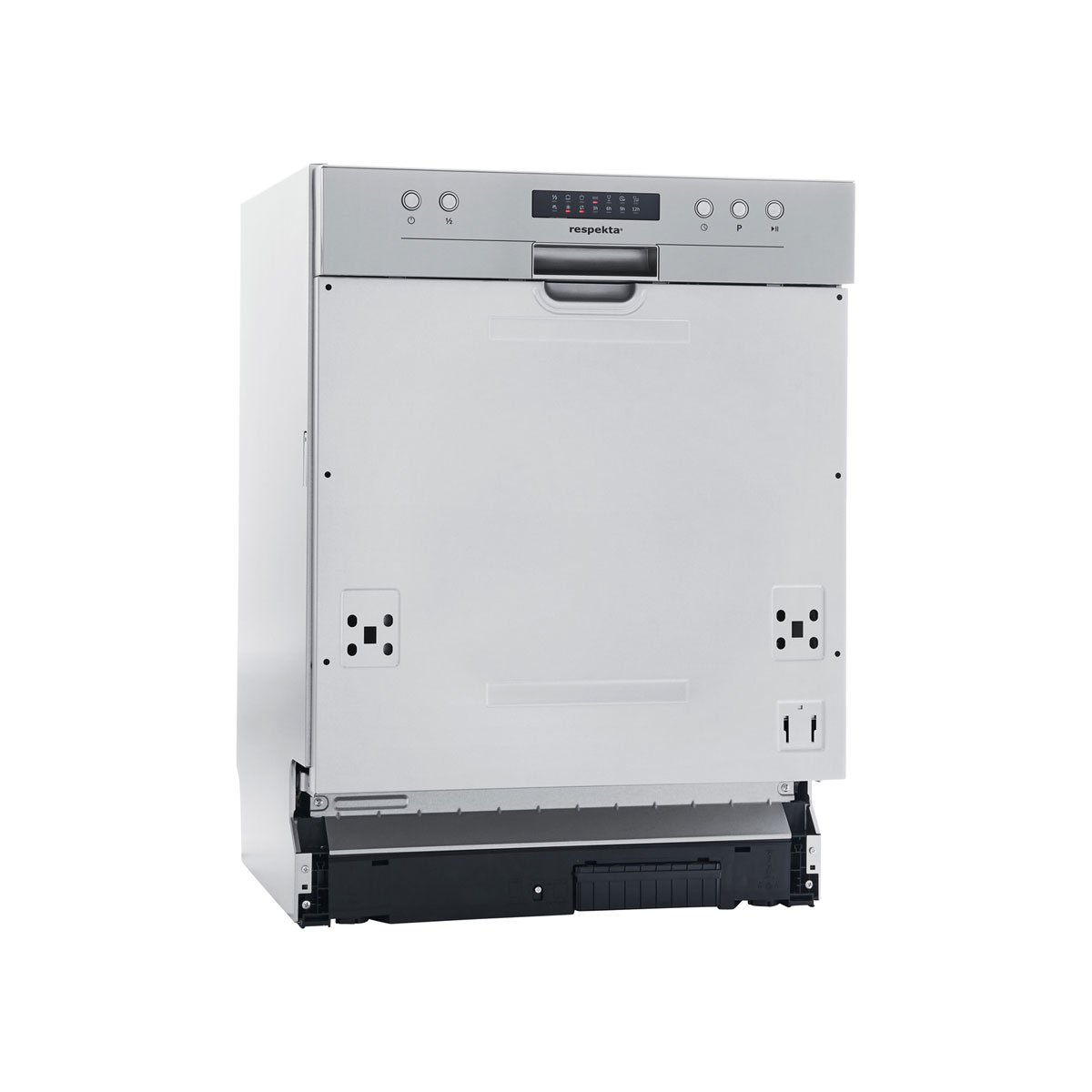Respekta Einbaugeschirrspüler Kari 60 cm mit Display, teilintegriert