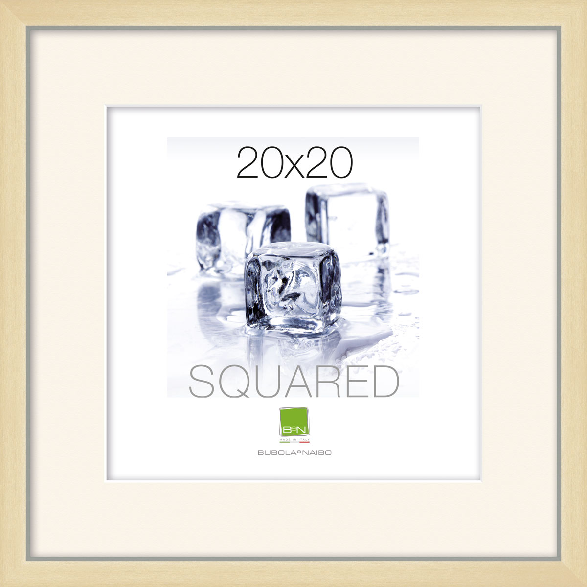 Holzrahmen CARINA 20 x 20 cm Grau