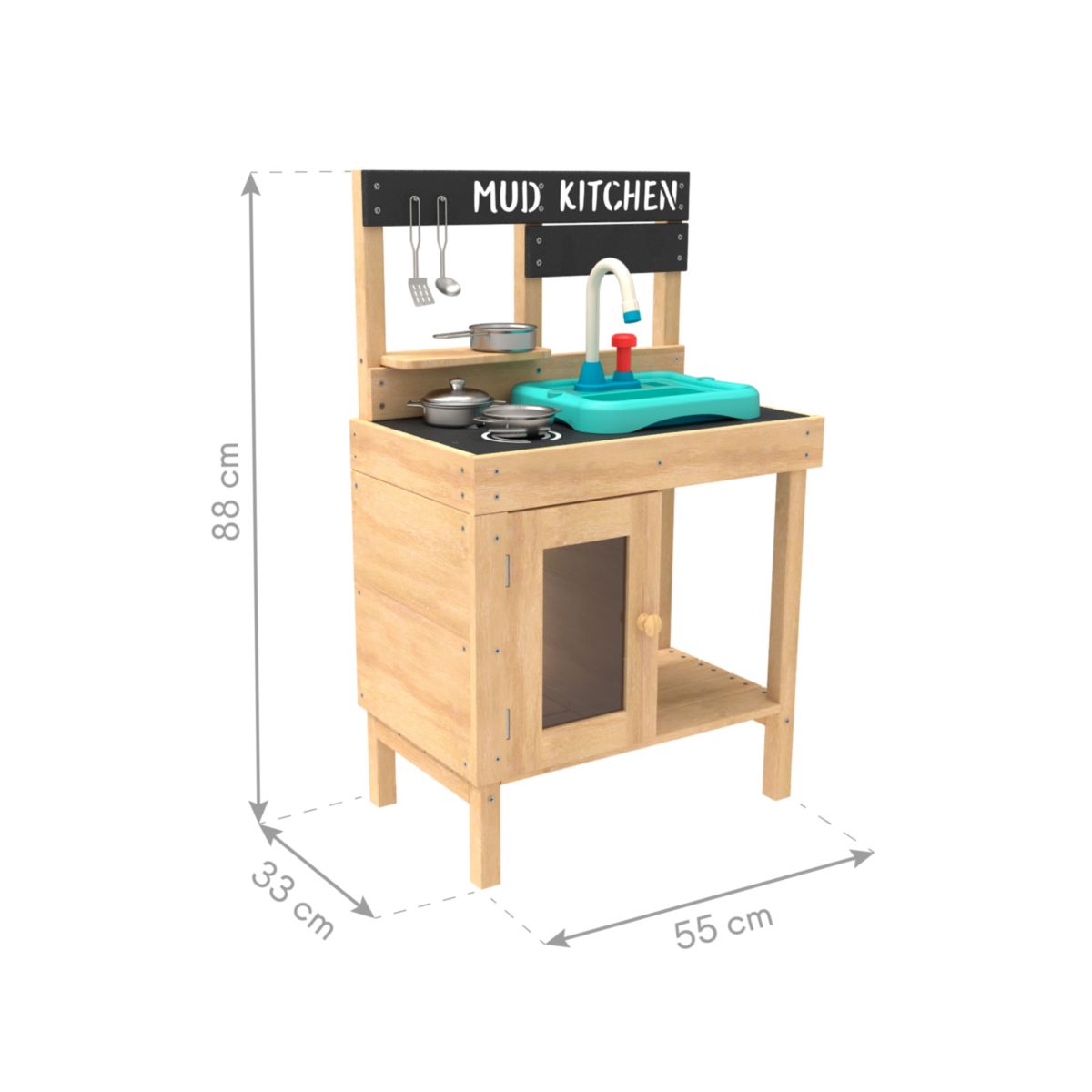 TP Toys Matschküche Marienkäfer inkl. Waschbecken 33x55x88 cm Bild 10