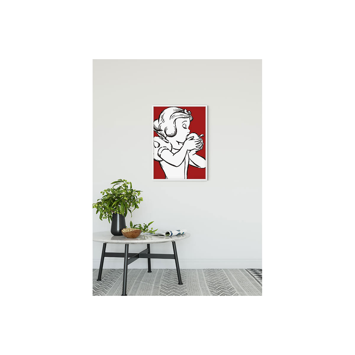 Komar  Wandbild Snow White Apple Bite red 50x70 cm