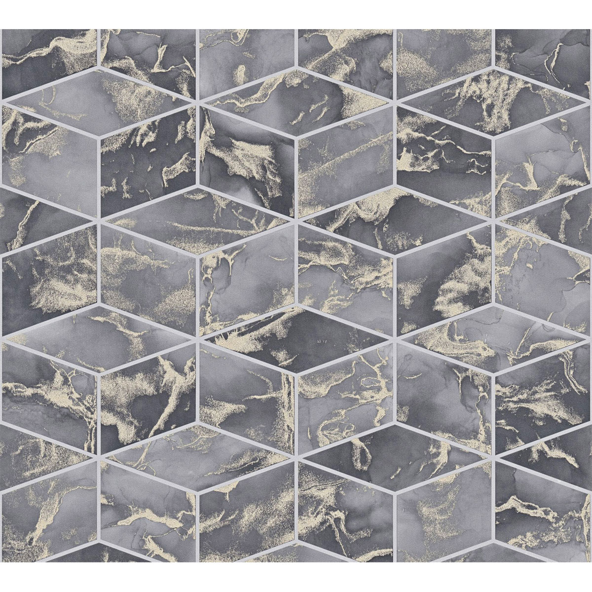 Vliestapete MS II St Petersburg anthrazit Bild 1