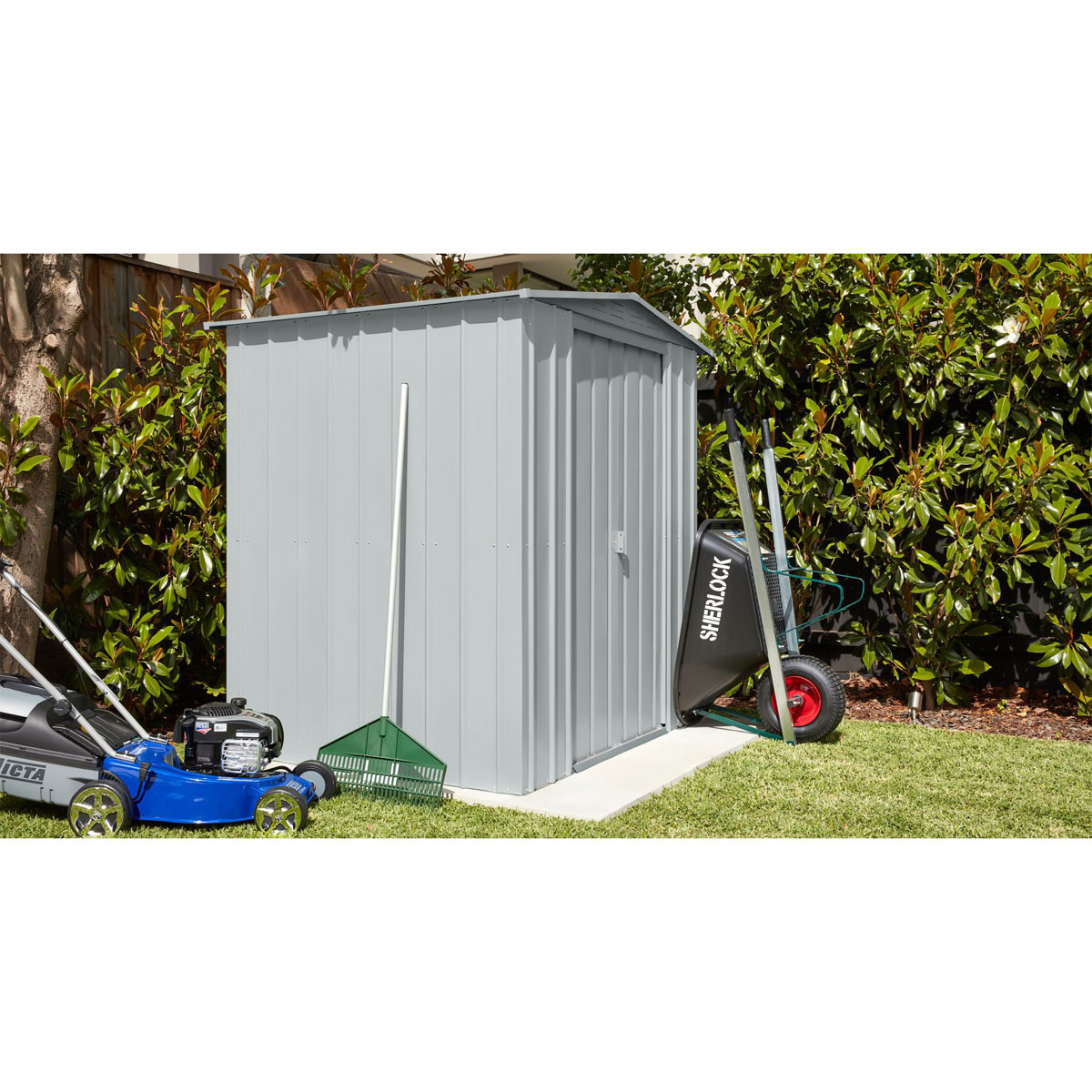 Globel Gerätehaus Dream 2,5m² silber Bild 5