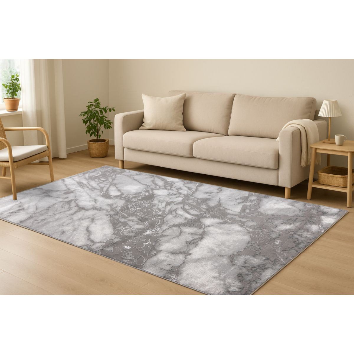 Mineral 425 Silber 200 x 290 cm Bild 3