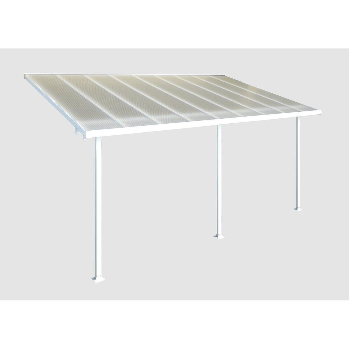 Palram Terrassenüberdachung Feria 546 x 300 cm weiß Bild 1