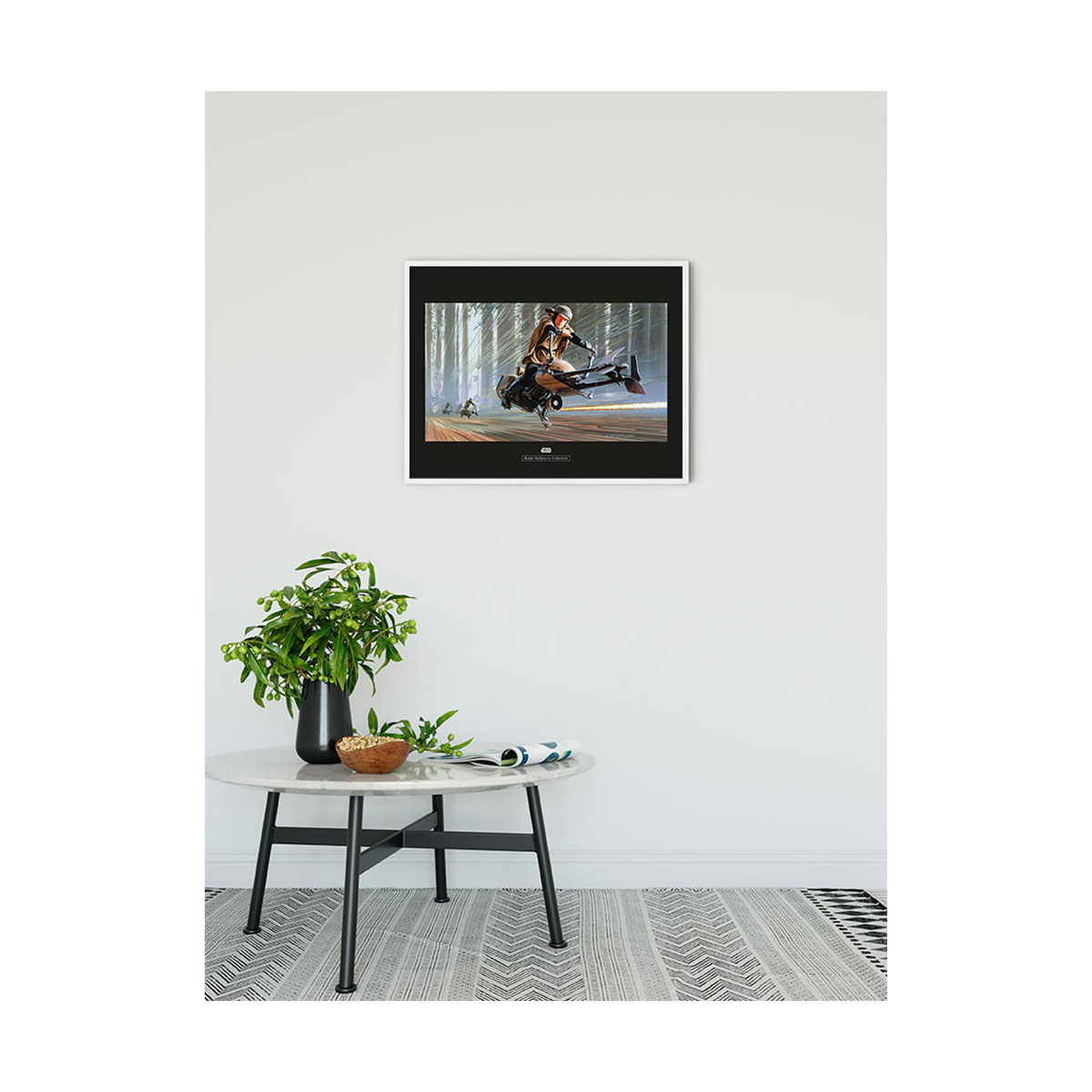 Komar  Wandbild Star Wars Classic Endor Speeder 70x50 cm