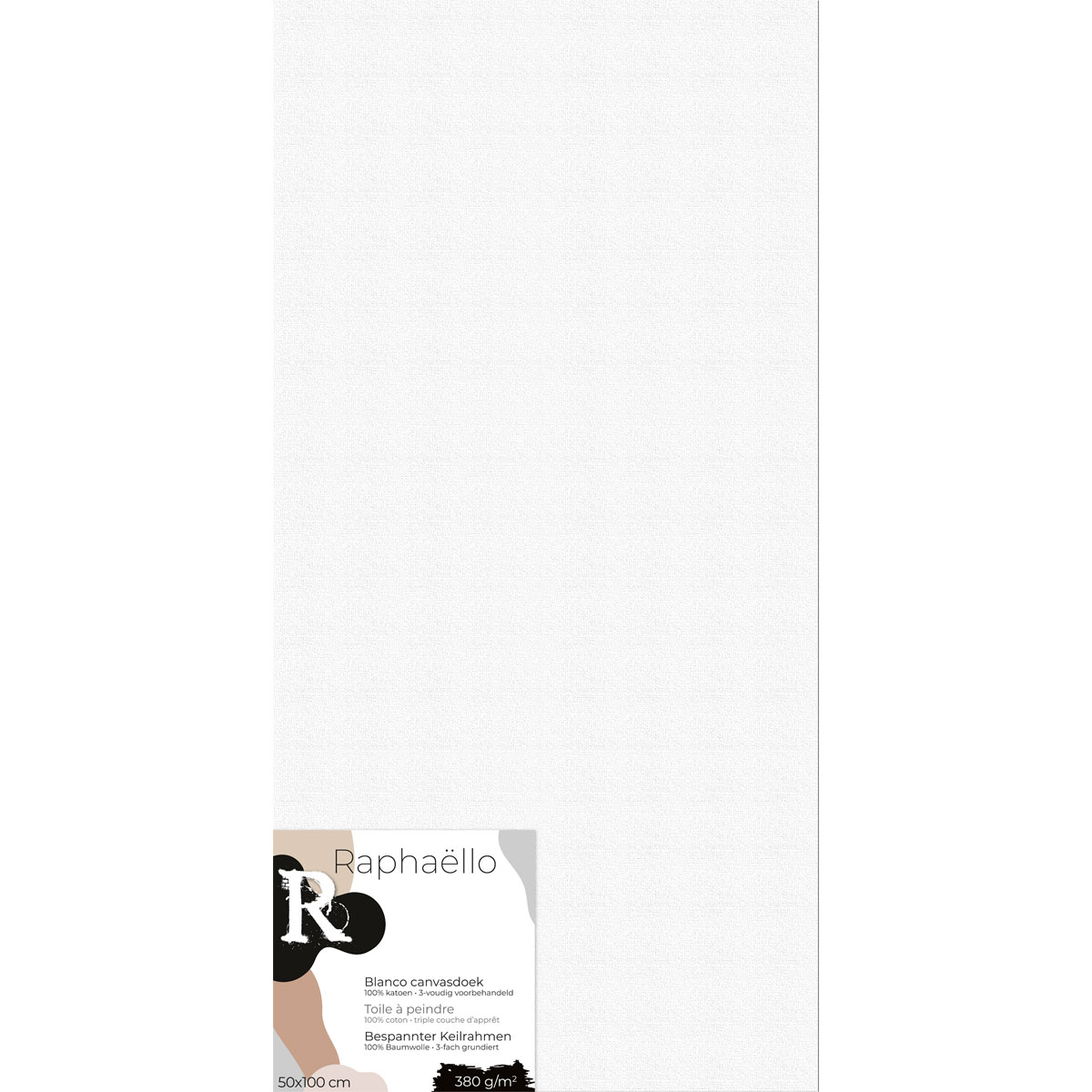 Leinwand Canvas 50x100 cm weiß Bild 1