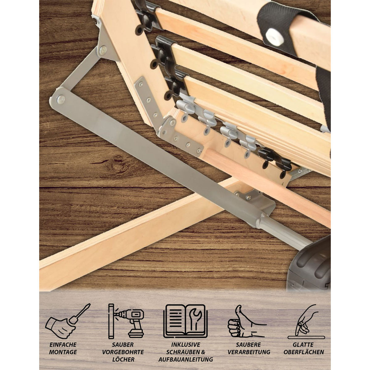 Coemo Lattenrost Ergo mit Motor Kopf- und Fußteil elektrisch verstellbar Bild 4