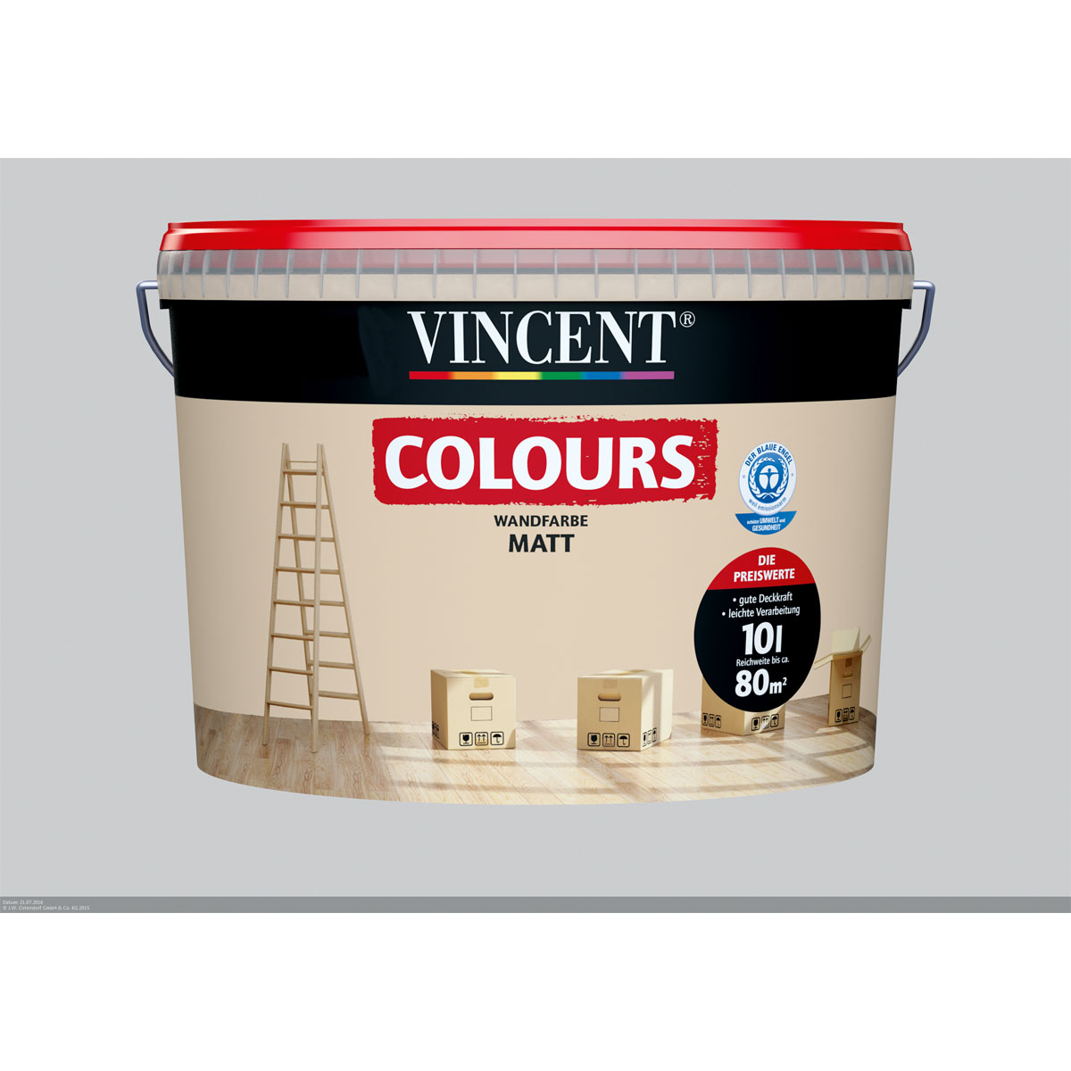 Vincent Wand-/Deckencolor Sandy 10 L