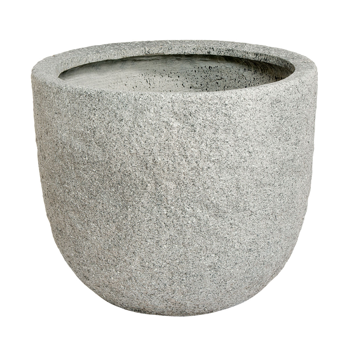 Haveson Fibreclaykübel Durchmesser 45 x 38 cm Natursteinoptik
