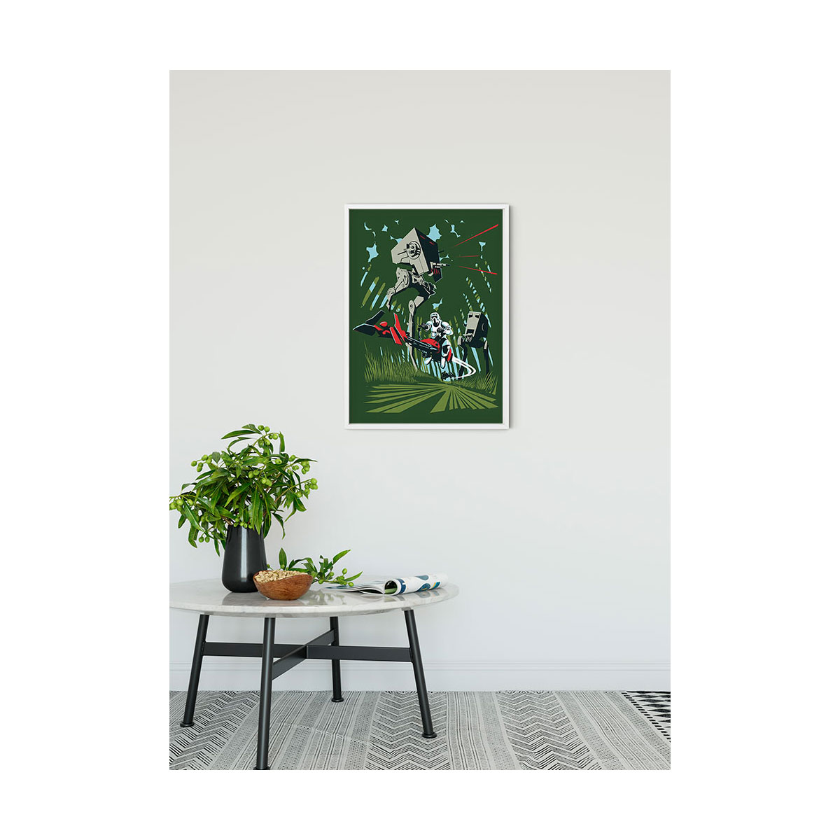 Komar  Wandbild Star Wars Classic Vector Endor 40x50 cm