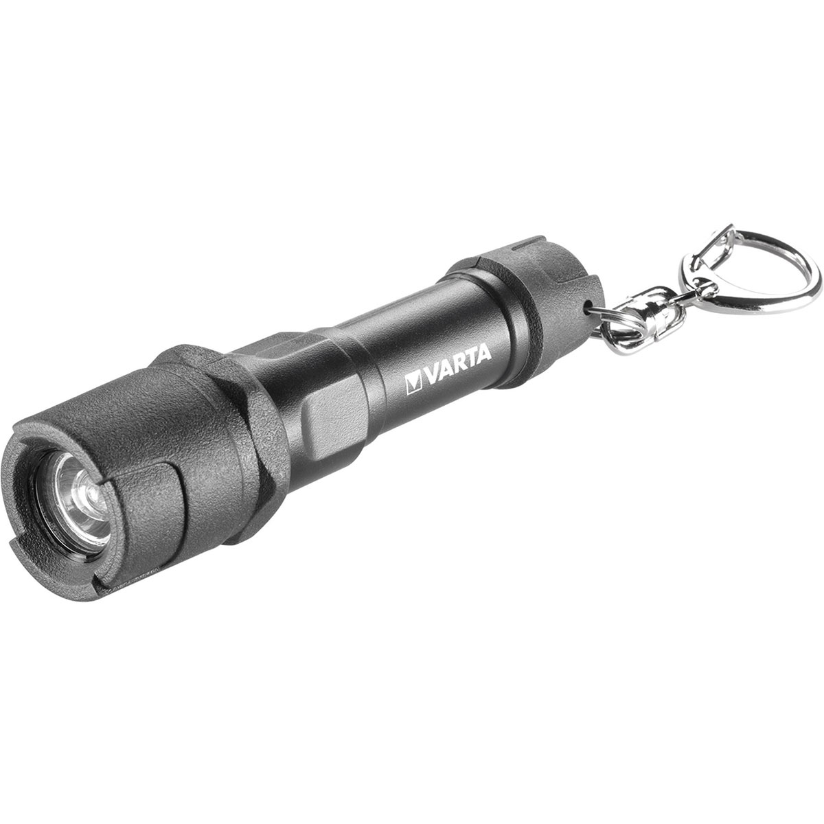 Varta LED-Taschenlampe Key Chain 16701 mit Batterien schwarz