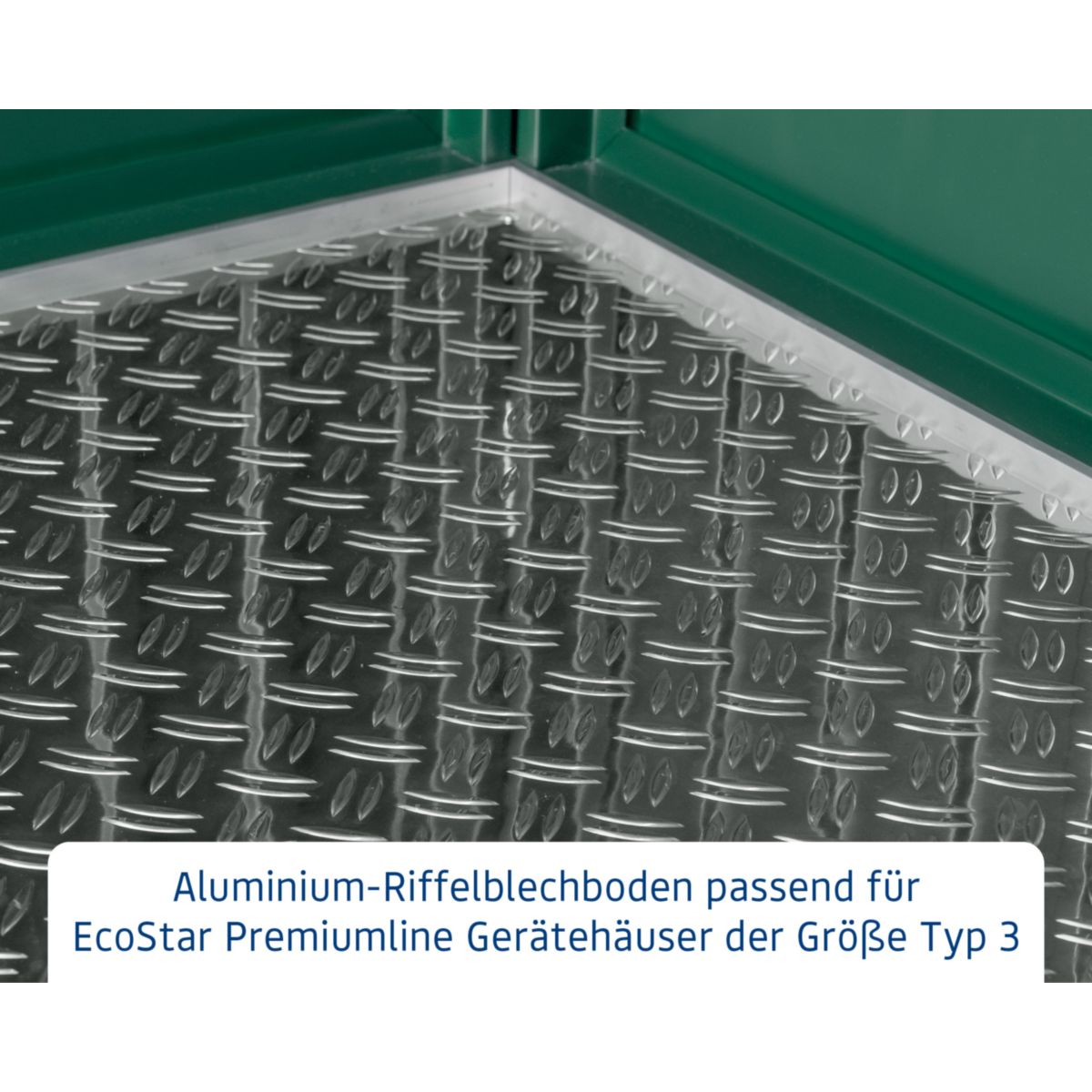 EcoStar  Aluminium-Riffelblechboden GH2 Typ3