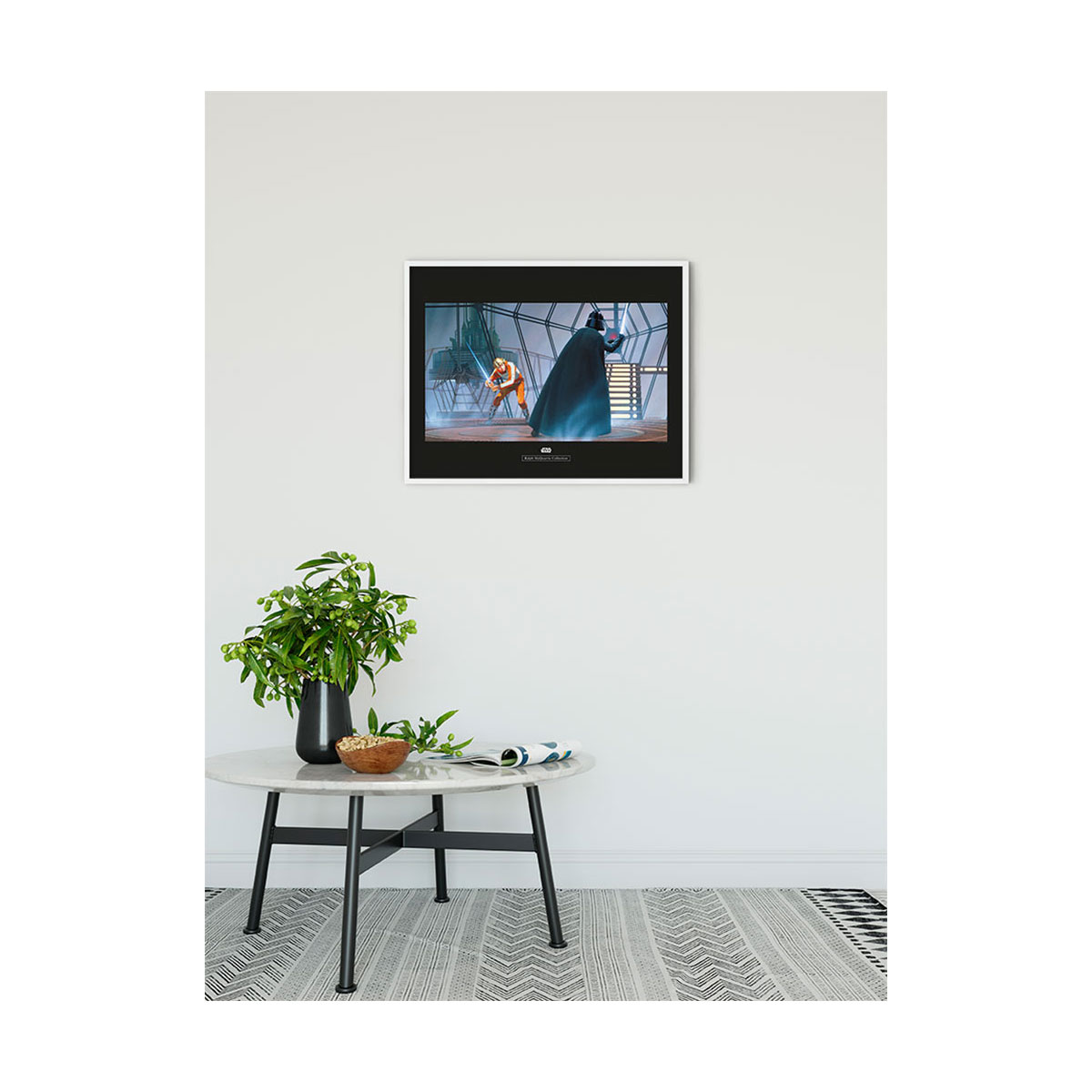 Komar  Wandbild Star Wars Classic Vader Luke Carbonit Room 40x30 cm