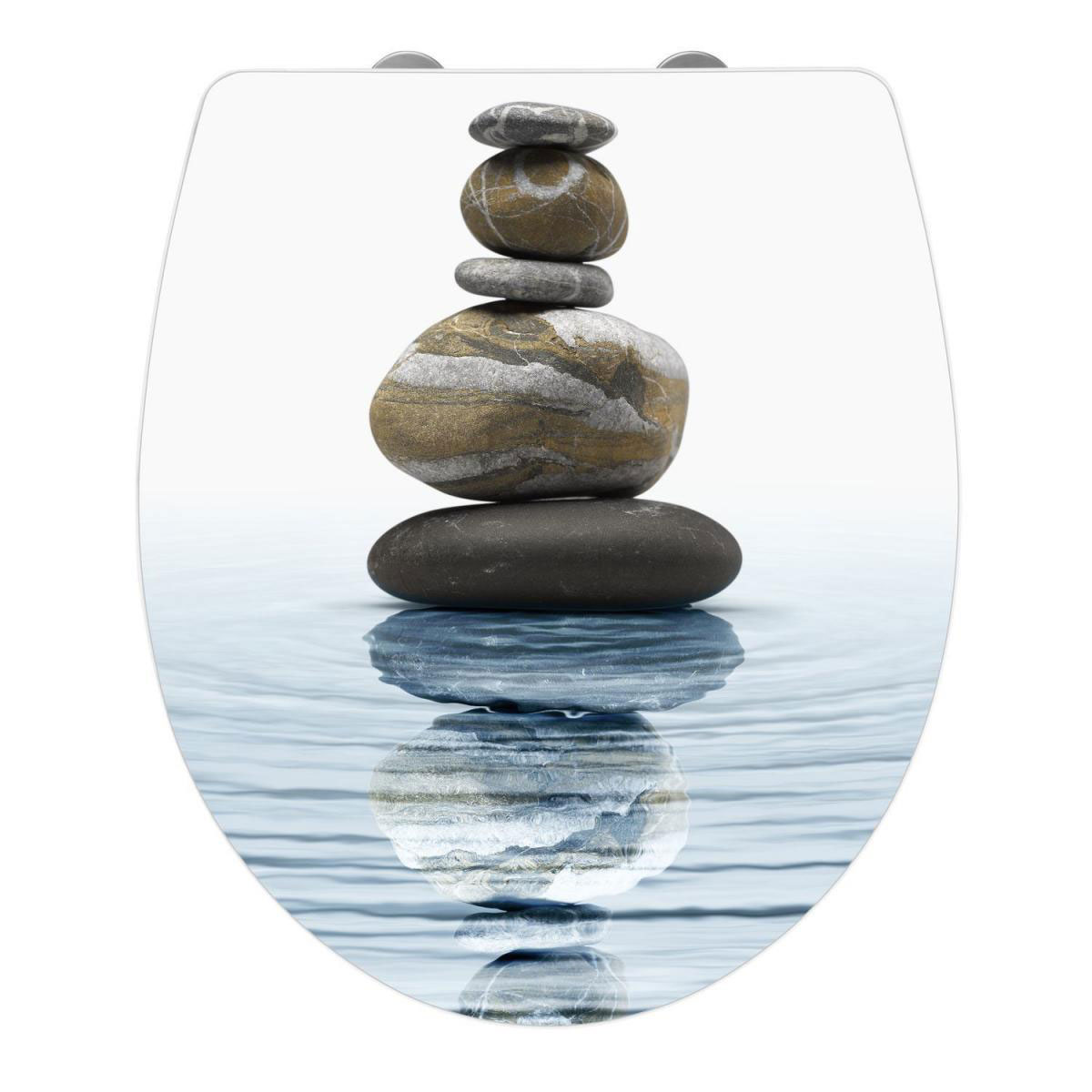 Wenko Premium WC-Sitz Meditation antibakteriell mit Absenkautomatik Bild 1