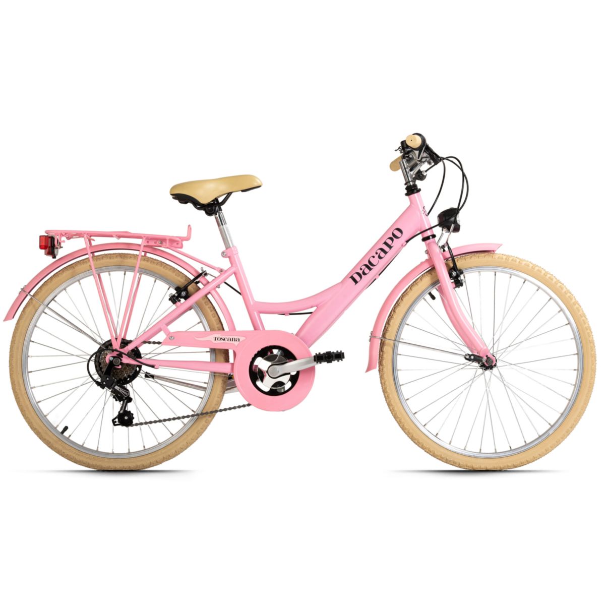 Adore DaCapo Kinderfahrrad 24'' Toscana vintage rosa 6 Gänge RH 41 cm