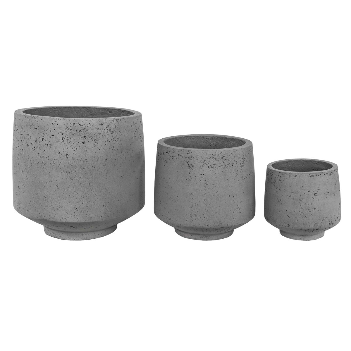 Haveson Pflanztopf PORES grau 23 x 23 x 21 cm Bild 4