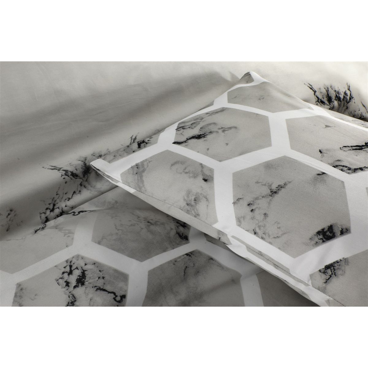 Bettwäsche Aventura 125-NL Grau 240cm x 240cm / 60cm x 70cm (2 Stück) Bild 4