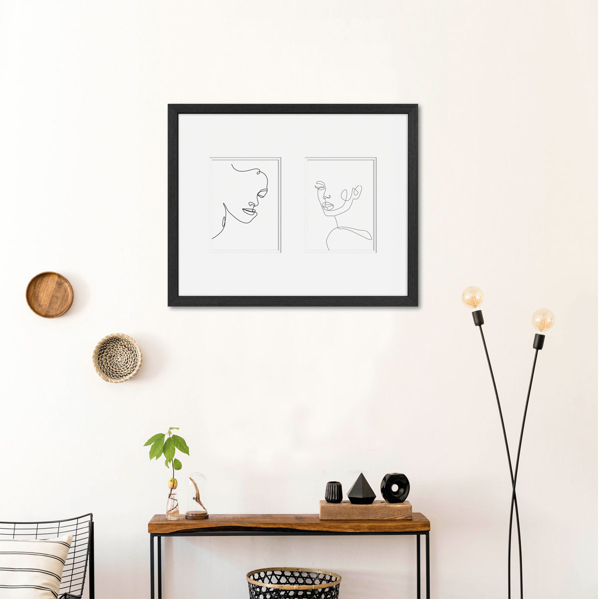 Bilderrahmen Larino 40x50 cm schwarz Bild 2