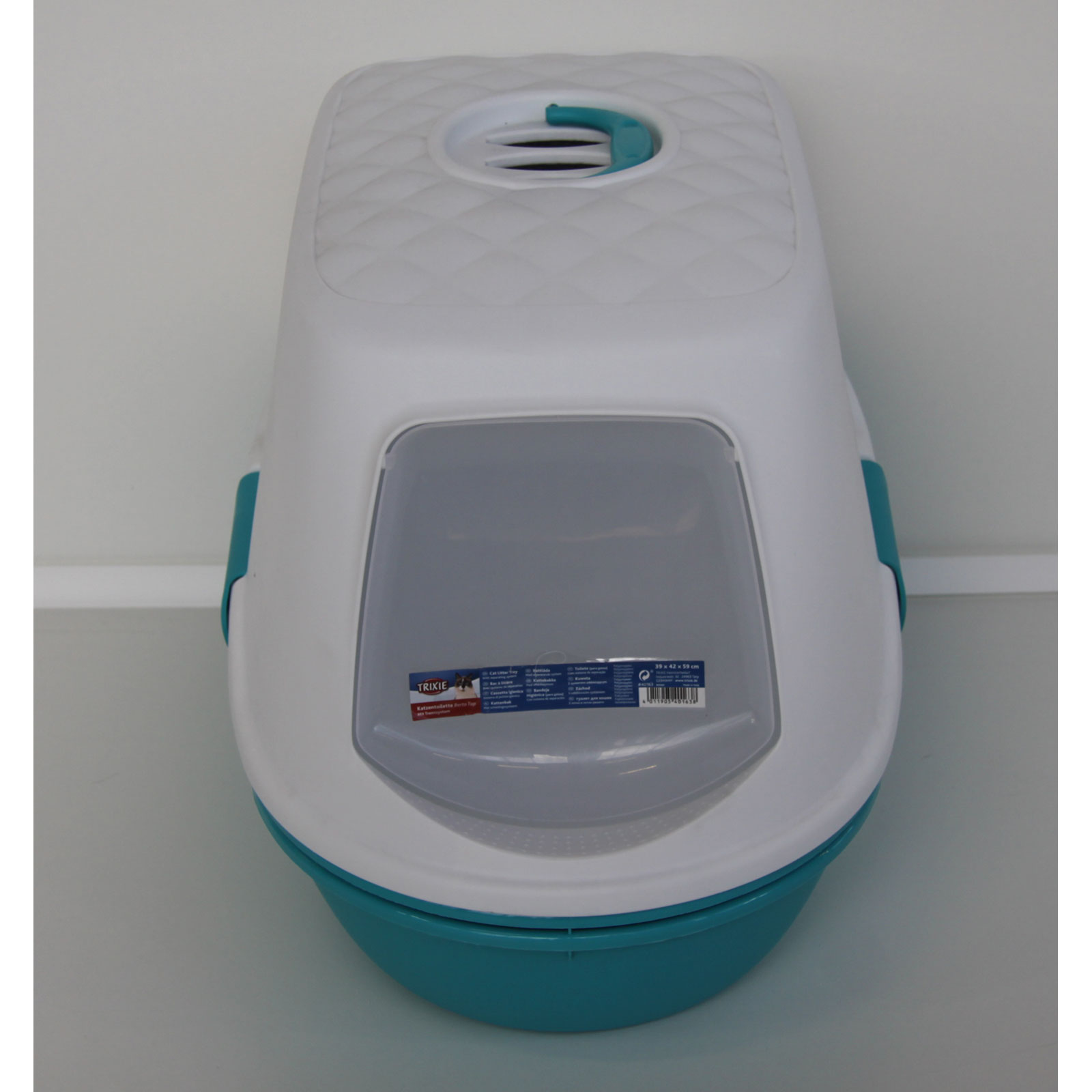 Trixie  Cat Toilette Berto Top hellblau 39 x 42 x 59 cm Bild 2