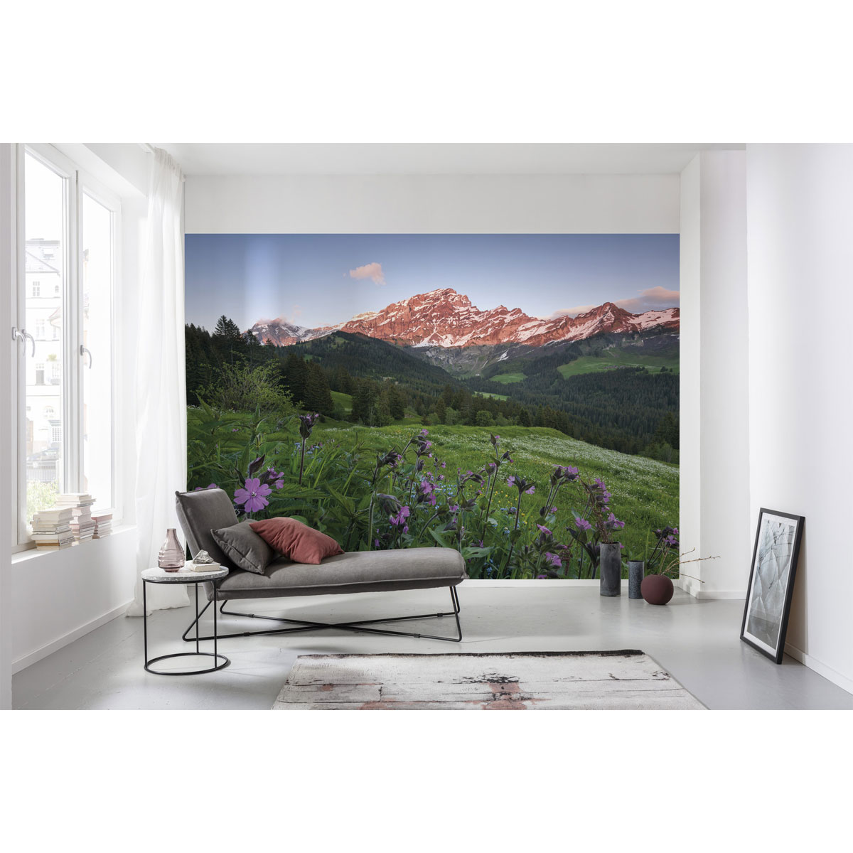 Komar  Vlies Fototapete Picturesque Switzerland 450x280 cm