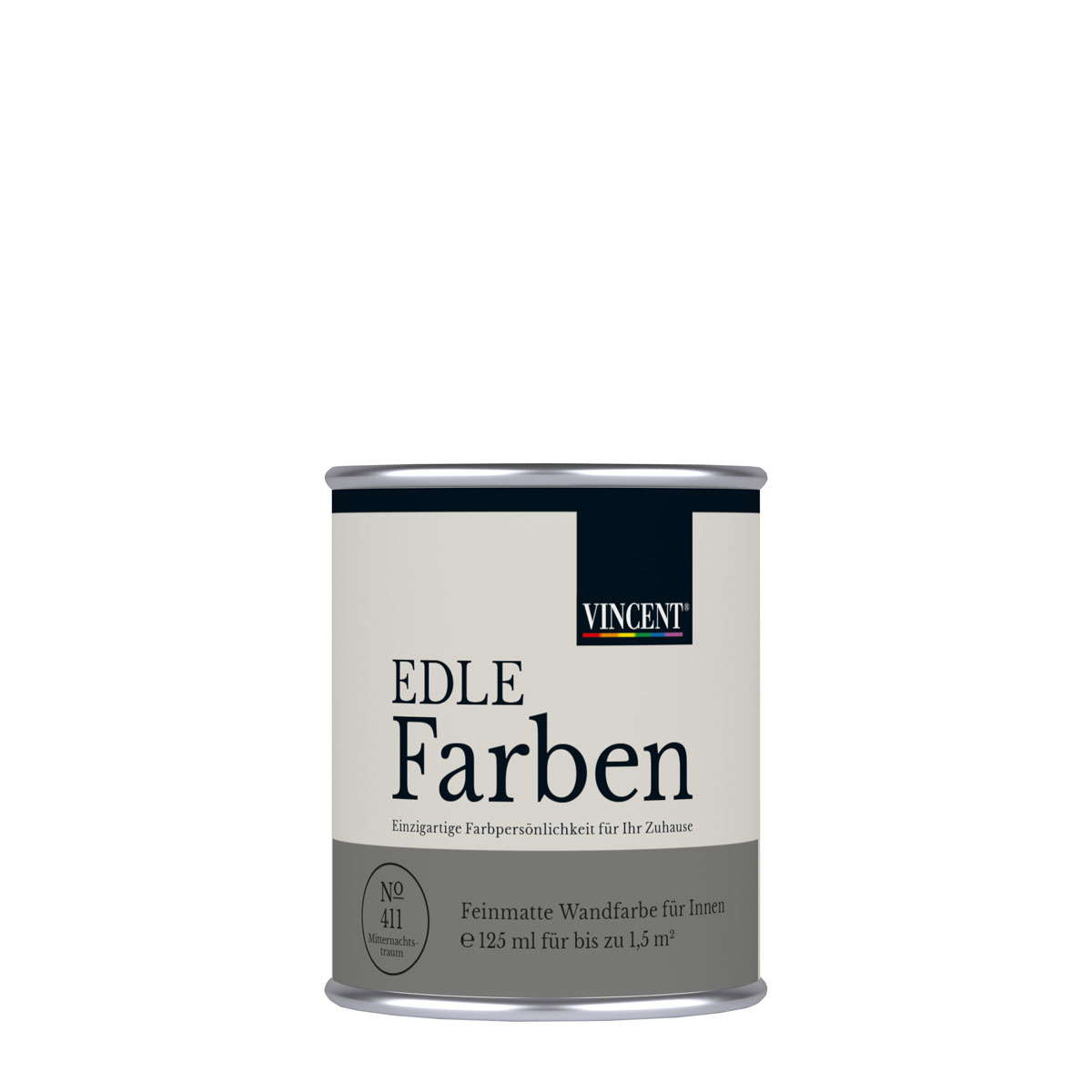 Vincent  Wandfarbe EDLE Farben Mitternachtstraum matt 0,125 L Bild 1