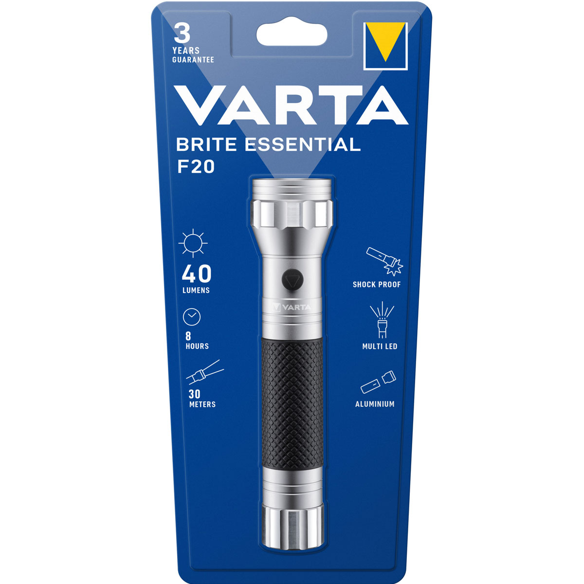 Varta LED-Taschenlampe Brite Essential F20 2C Bild 3