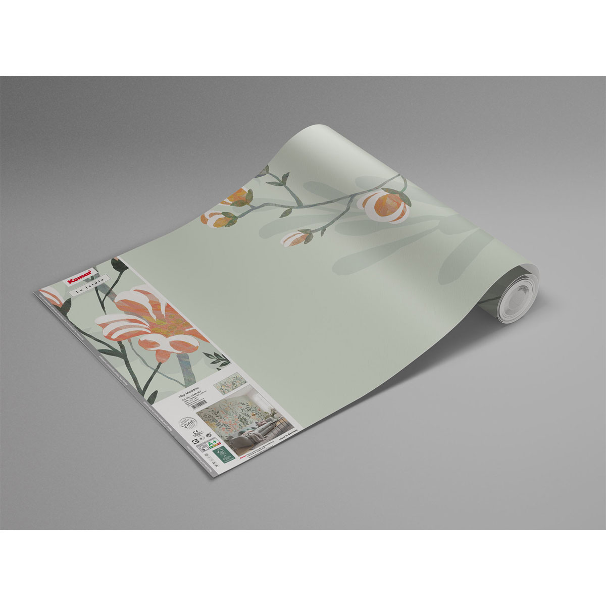 Komar  Vlies Fototapete Hay Meadow 400x250 cm Bild 9