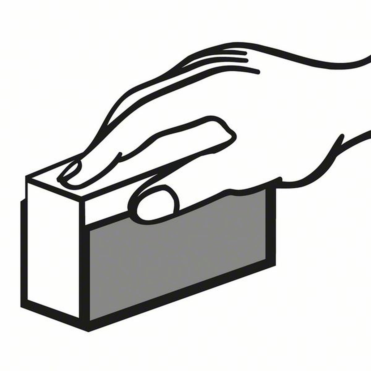 Bosch  Handschleifblatt 23 x 28 cm K80 blau Bild 2