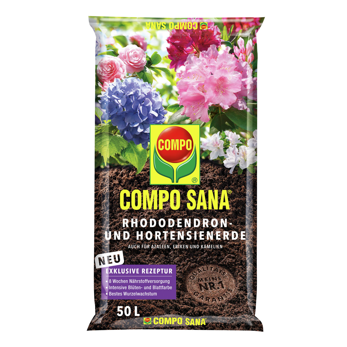 Compo Rhododendron- und Hortensienerde 50 L