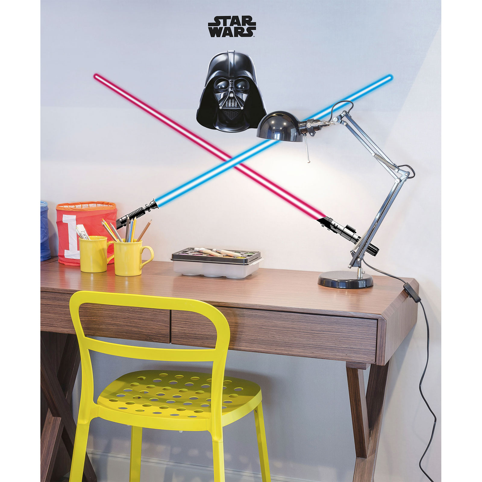 Komar  Wandtattoo Star Wars Darth Vader and Lightsaber 50x70 cm Bild 1