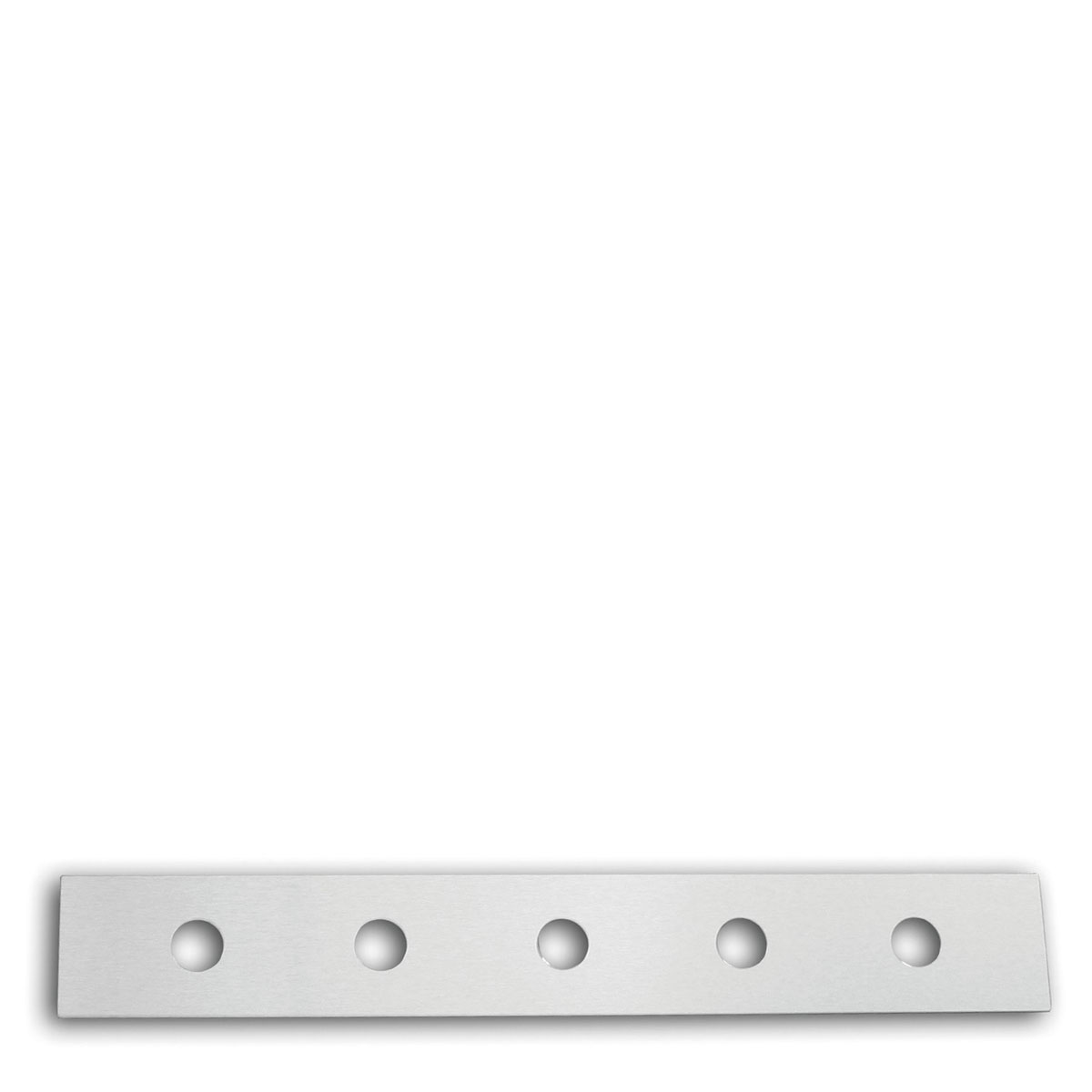 Alpertec Design-Sockelblech Rundlochung 847 mm edelstahlfarben