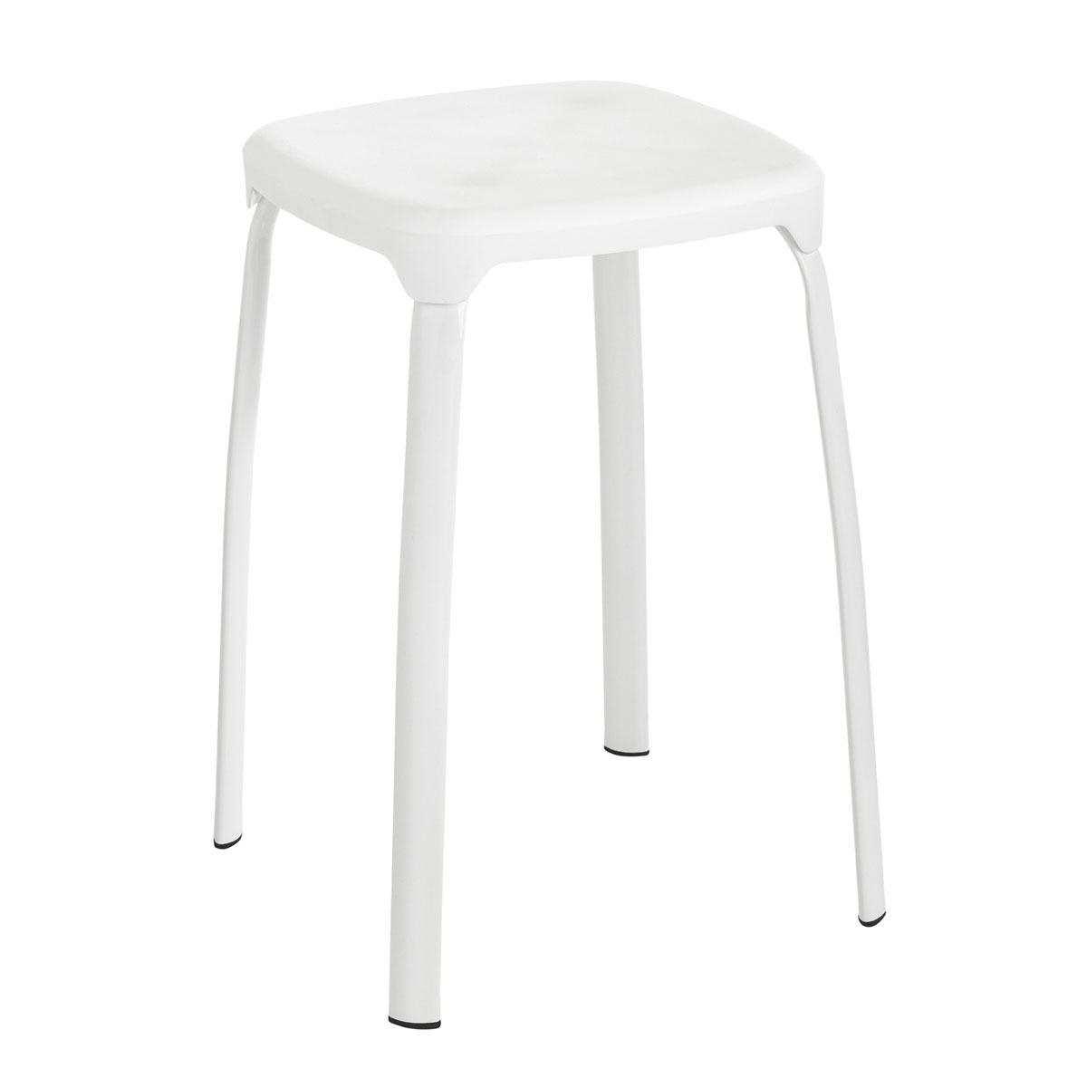 Wenko  Badhocker Losani Weiß Bild 1