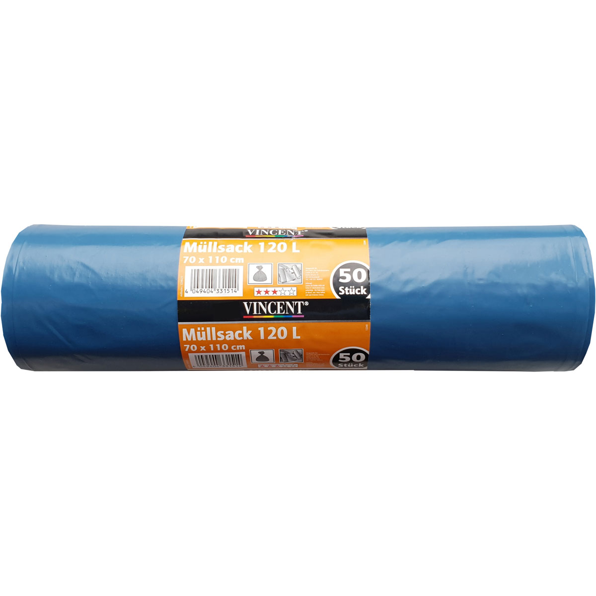 Vincent Müllsäcke 120 L 50er Pack