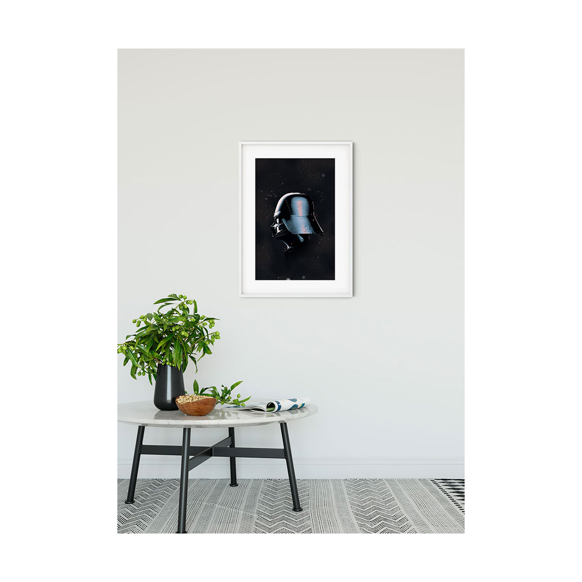 Komar  Wandbild Star Wars Classic Helmets Vader 50x70 cm