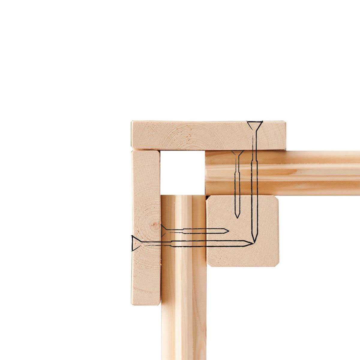 Karibu Saunahaus Cuben 38 mm ohne Zubehör grau Bild 12