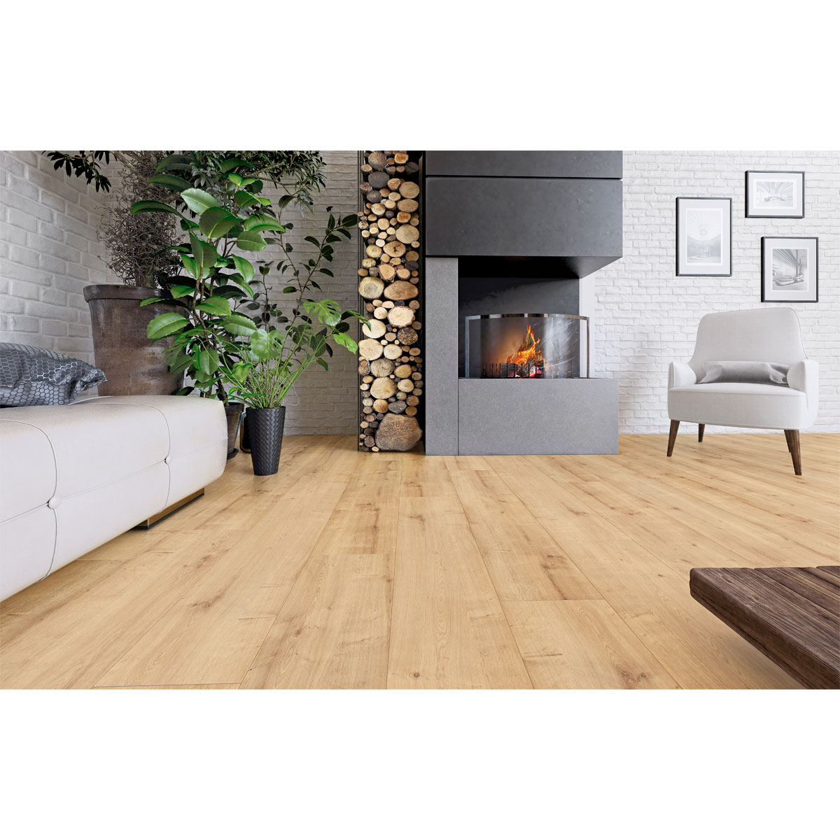 Specht Landhausdiele Deluxe AQUA XL Burlington Eiche 128,5 x 28 cm Bild 4