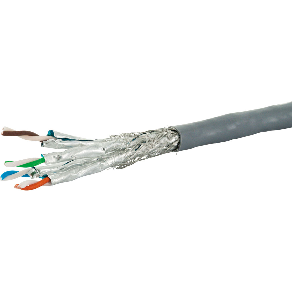 Schwaiger Netzwerkkabel CAT6a 500Mhz 10Gbit/s 10m grau Bild 2