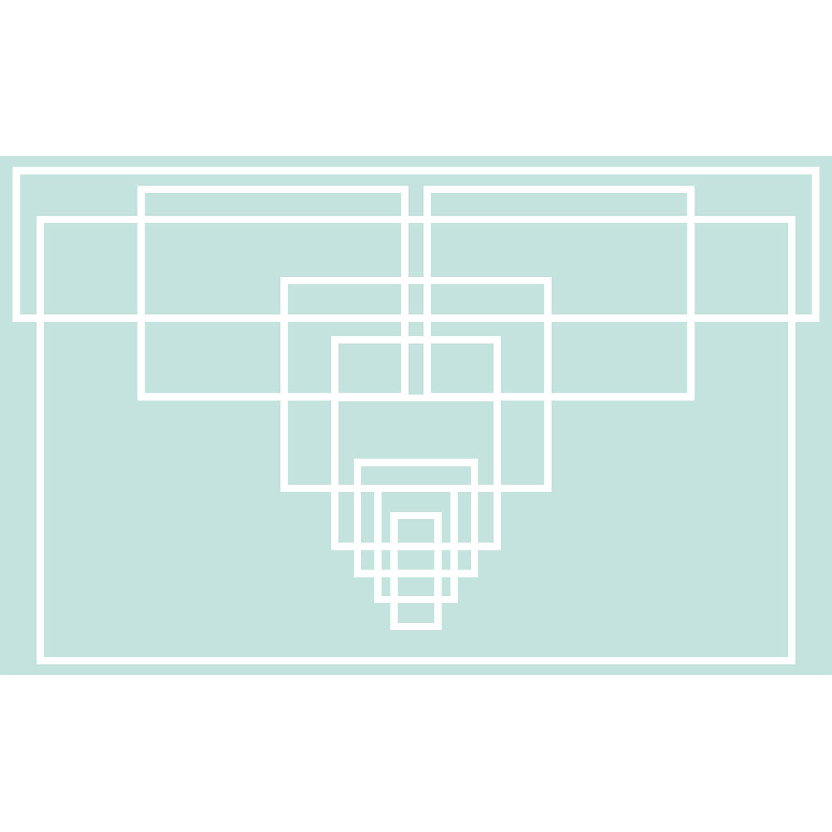 Komar  Vlies Fototapete Mills Board Center Ice White 400x250 cm Bild 2